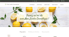 Desktop Screenshot of mon-jardin-cosmetique.com